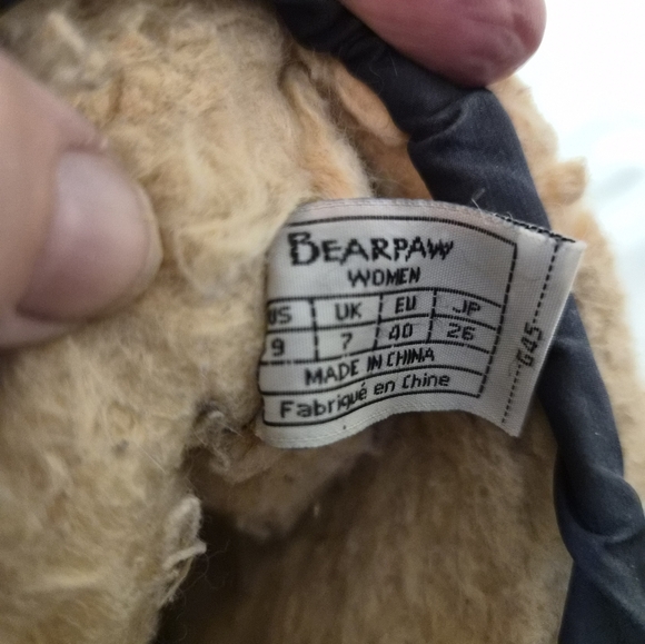 Bearpaw Bethany Brown & Navy Quilted Winter Boots - Picture 9 of 9